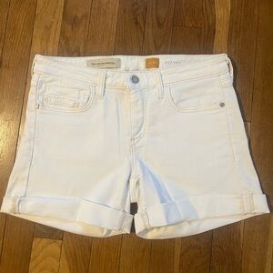 Pilcro and The Letterpress White Shorts Sz 27